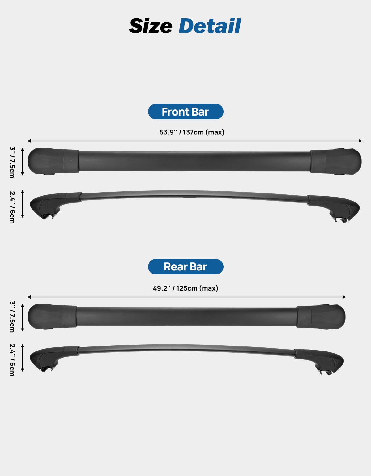 JOYTUTUS Lockable Roof Rack Cross Bars Compatible with Kia Telluride EX S SX SX-Prestige 2019-2026 (NOT FIT X-PRO X-LINE), Heavy Duty Aluminum Anti-Theft Roof Rails Crossbars Luggage Racks