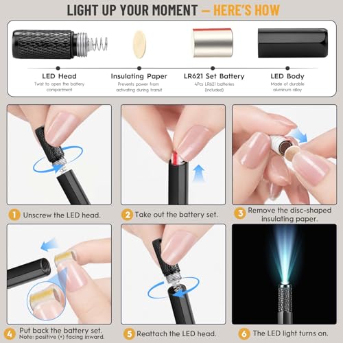 7-in-1 Multitool Folding Pocket Knife with LED Light Titanium Silver - Emergency Survival Tool for Camping, Hiking, Car Escape