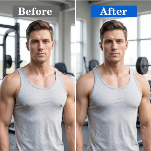 Men's Nipple Covers 80 Pcs No-Show Anti-Chafing Protectors for Running & Fitness