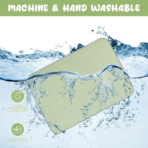 Dog Cooling Mat Self Cool Ice Silk Pad for Small Medium Large Dogs Cats Green 40x28in