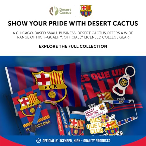 Official FC Barcelona Vinyl Sticker Decal for Laptops Water Bottles & Cars