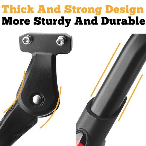 Sataway Bike Kickstand - Adjustable, Aluminum Alloy Strong Rear Mount Bicycle Kick Stand for 24-29 inch Electric & Mountain Adult Bike(40mm)