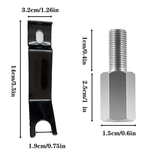 Mehome Axle Extenders for traiing Wheels,Stabiliser Extension Bolts for 12,14,16,18,20,22,24inch Kids Bike/Mountain Bike