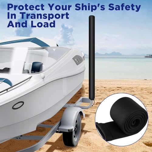 59 Inch Boat Trailer Guide Pole Cover Neoprene Protective Cover - Pair