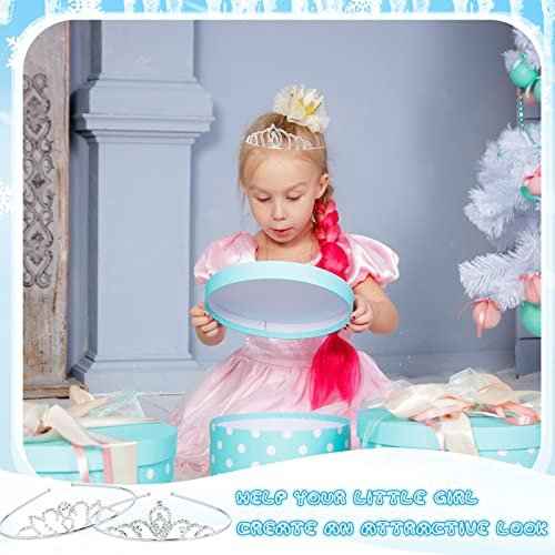 32 Pack Girls Crystal Tiara Crown Rhinestone Princess Queen Crown Women Toddler Kids Tiara Headband for Birthday Parties Wedding Prom Bridal Pageant