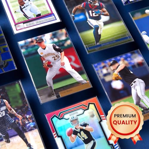5000 Pack Clear Card Sleeves for Trading Cards, Baseball & Sports Collectibles
