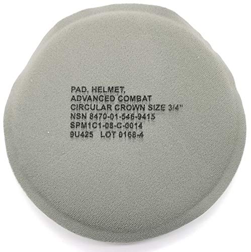 Military-Grade Helmet Replacement Suspension Pads Set - ACH & MICH, 7 Pieces, Size 6 Medium
