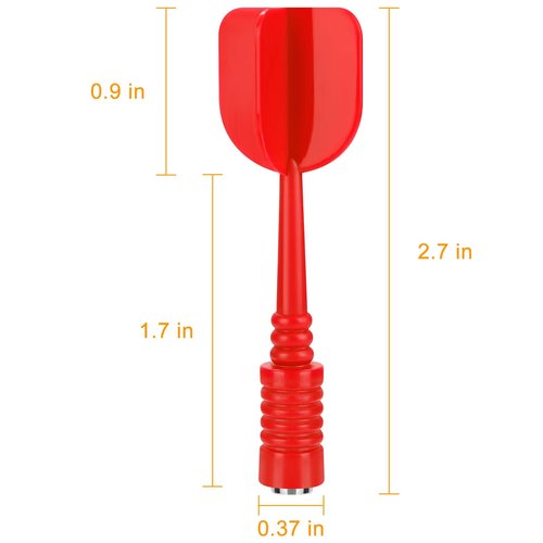 Accmor 16 Pack Magnetic Darts for Magnetic Dartboard, Replacement Plastic Dart Game Safety Darts