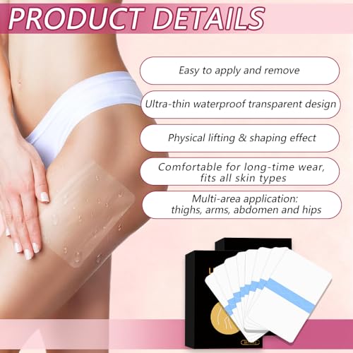 20PCS Waterproof Invisible Thigh Lift Tape for Loose Skin & Body Shaping