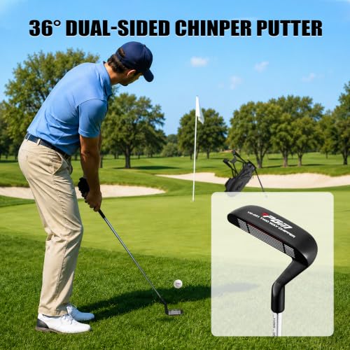PGM 36° Two-Way Golf Chipper for Men and Women - Black