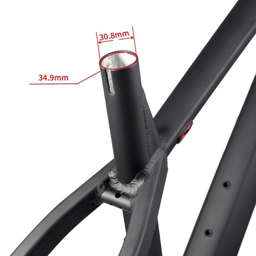 BSFHQS Dirt Jump Bike Frames 27.5er Aluminum Alloy Mountain Bikes Disc Brake Frame 17in AM/DH Trail Hardtail Bike Frame 12 * 142mm Thru Axle Frame BSA BB73mm(Titanium)