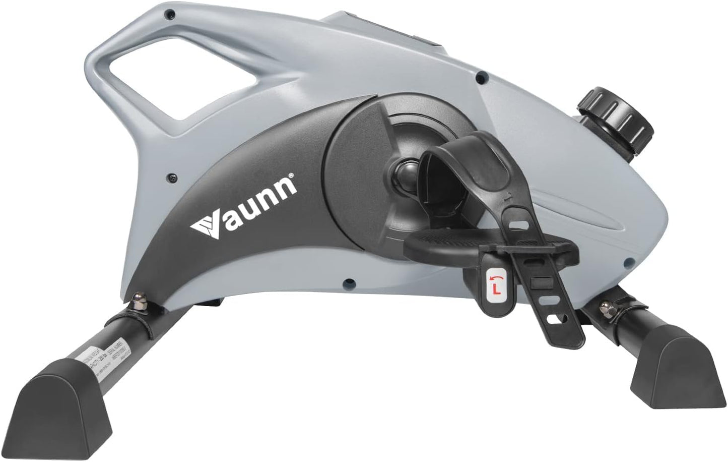 Vaunn Under Desk Stationary Bike, Electronic Pedal Exerciser, Physical Therapy Indoor Spin Cycling, Light Cardio Workout for Arms and Legs, Home and Office Use
