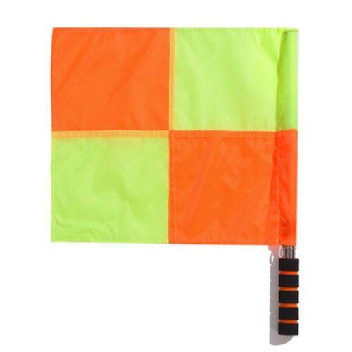 DreamHigh Soccer Side Referrer Equipment Linesman Offside Flags - 2 pcs (Big Square), 14 x14 Inches