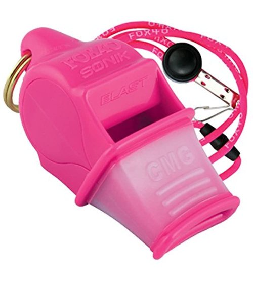 Fox 40 Sonik Blast CMG with Break Away Lanyard - Pink
