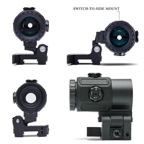 Arc De TP 558 G43 Holographic Reflex Sight Scope with G43 3X Magnifier Combo Built-in Flip QD Mount, Red & Green Dot
