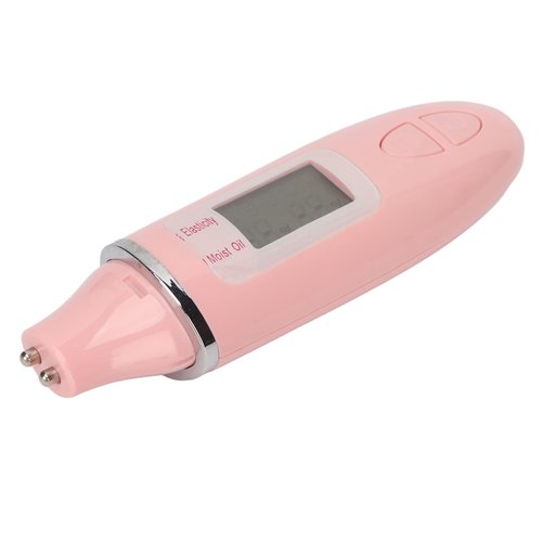 Natudeco Facial Skin Analyzer Skin Tester Portable Water Oil Detector Pen with Digital LCD Display Skin Moisture Meter for Home Beauty Salon SPA Care