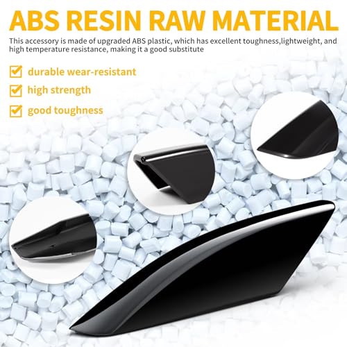 Black Front Right Roof Rack End Cap for Toyota 4Runner 2003-2009 - Passenger Side