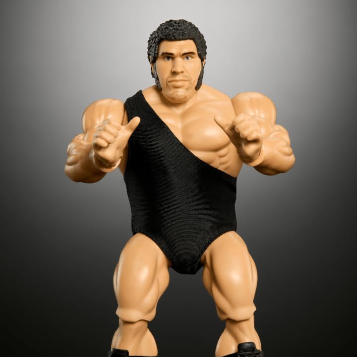 WWE Andre The Giant 6-Inch Retro Action Figure, Wrestling Collectible
