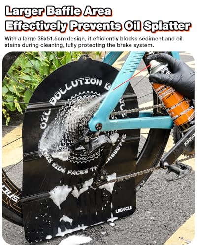 Bike Disc Brake Cover - Foldable Grime Guard for Bicycle Cleaning and Protection