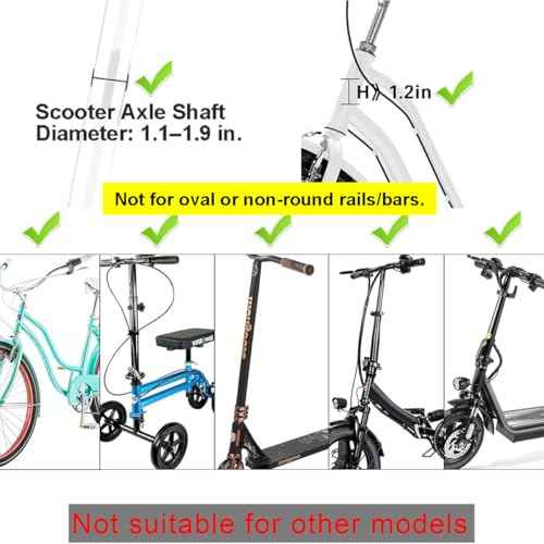 Small Front Basket for Teen Scooters & Electric Scooters - Rust-Resistant with Fixed Holder - 2.5gal Capacity Fits Knee Scooters