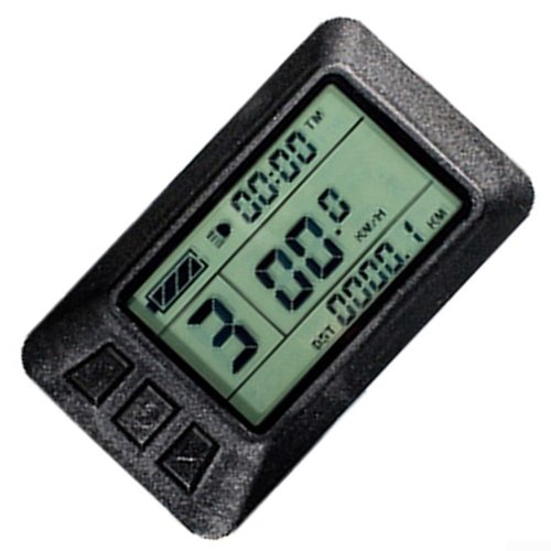 Electric Bike LCD Display Meter, E-Bike Display Meter Control Panel With 5-pin Waterproof USB Interface Kit For KT-LCD7 USB Display Meter Cycling Panel