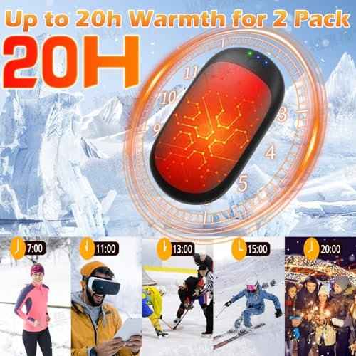 12000mAh Hand Warmers Rechargeable Portable Electric 2 Pack