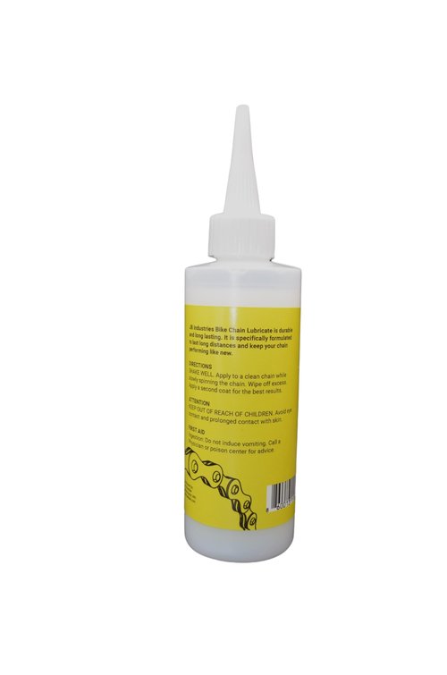 JB Industries Bike Chain Dry Lubricant, 4 oz – Long‑Lasting Bicycle Chain Lube for Dry & Dusty Conditions – Reduces Friction & Noise – Quick‑Drying Formula with Precision Drip Applicator