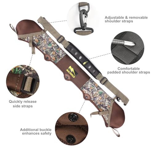 Neoprene Compound Bow Sling with Adjustable Shoulder Strap for Hunting
