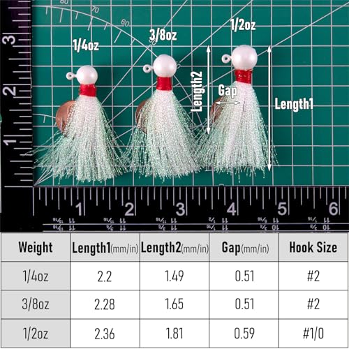 Pink 1/4oz Saltwater Fishing Jig Heads Pack of 10 for Surf & Pompano Fishing