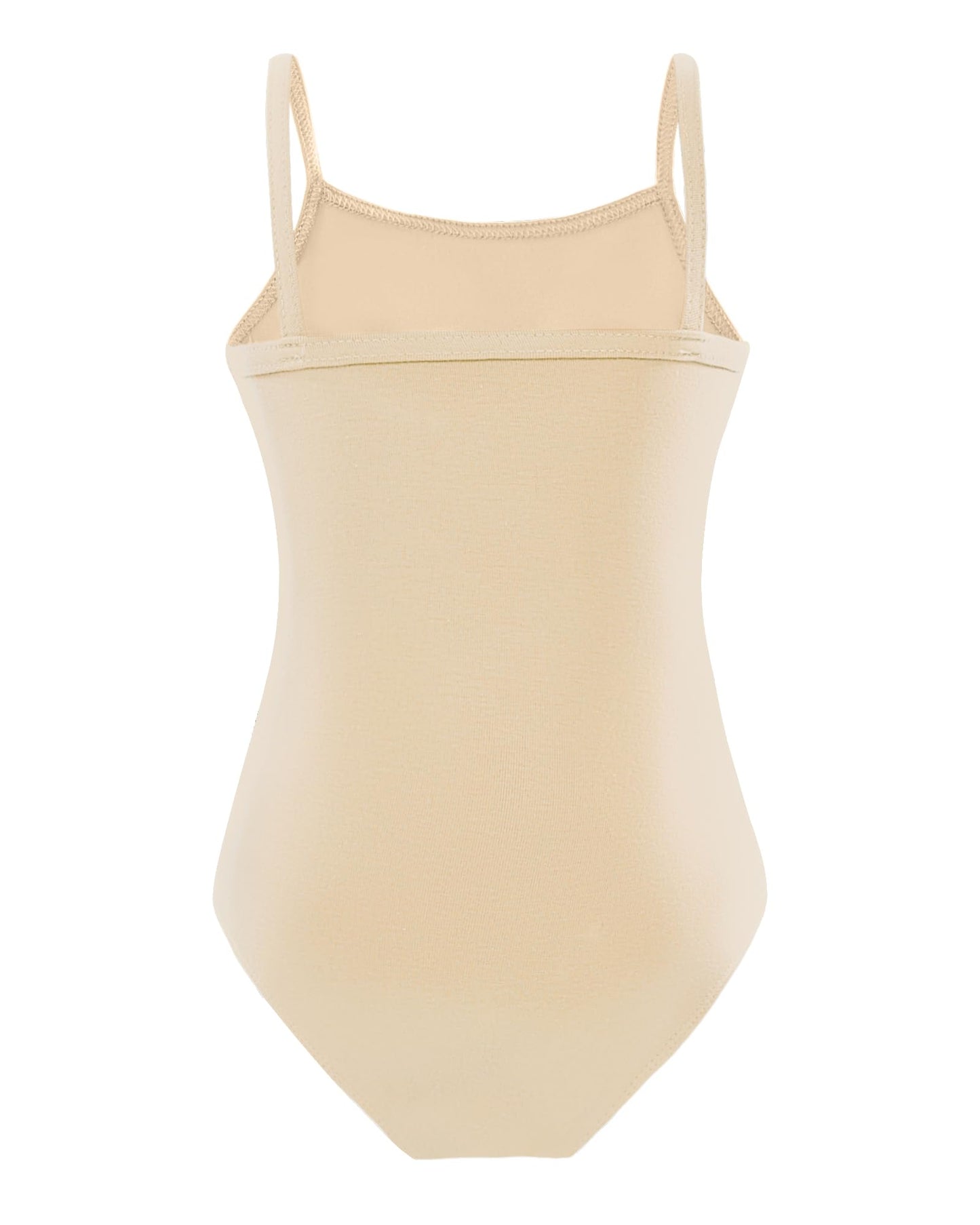 Domusgo Camisole Leotard for Girls Dance Size 8-9 Years Old Pure Nude One Piece Ballet Undergarment
