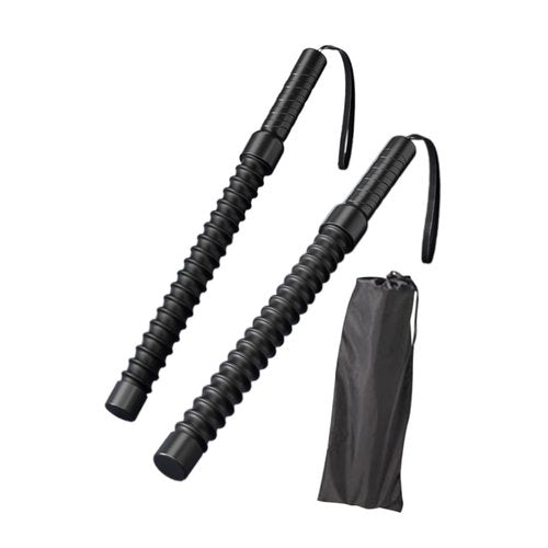 Menolana 2Pcs Ropeless Battle Ropes, Spring Sticks Exercise Bar Strength Conditioning Workout Ropes,Fitness Heavy Rope for Workout Training Home Battling,Home Gym