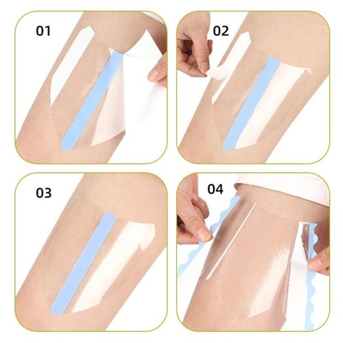 Patch for Legs,Thin Invisible Thigh Chafing Prevention Pads,Transparent Disposable Body Anti Friction Patches for Womens,Thigh Inner Waterproof Anti Chafing Stickers