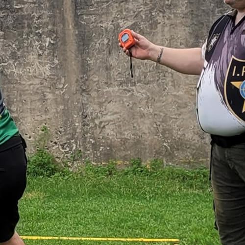 SPECIAL PIE Upgraded Shot Timer - Perfect for Firearm & RO Use in USPSA,IPSC,IDPA,CAS,PRS,3GUN & Steel Challenge Competitions（Orange