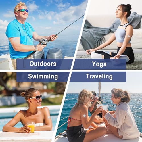 100Pcs Waterproof Clear Libre 3 Plus Sensor Covers for CGM - Sweatproof & Long-Lasting