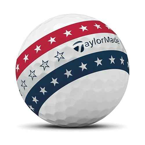 TaylorMade Tour Response Golf Balls, Enhanced 360¡Æ ClearPath Alignment, Speed Wrapped Core for Distance and Feel, Pack of 12