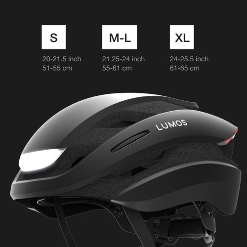 Lumos Ultra Smart Bike Helmet | Customizable Front and Back LED Lights with Turn Signals | Road Bicycle Helmets for Adults: Men, Women (Without MIPS)