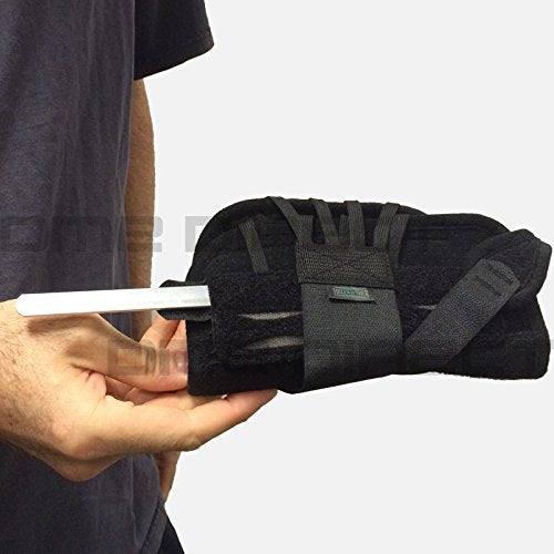 Wrist Support Brace for Right Hand, Orthopedic Felt Immobilizer 4.5"–9.5"