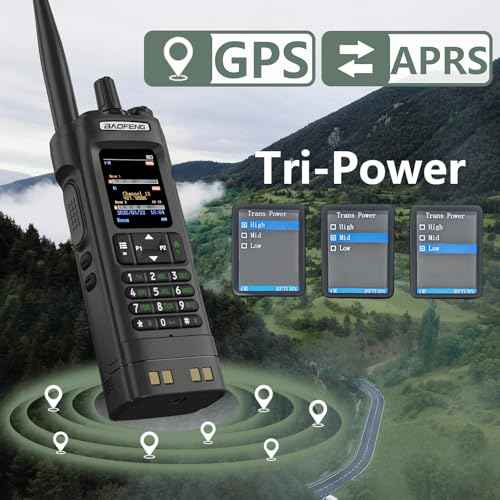 BAOFENG DM32 DMR Radio 10W High Power Radio GPS/APRS Two Way Raido USB-C Charging Multi-Band FM/AM Wakkie Talkie DM-32