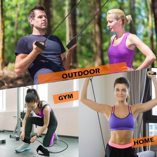 Resistance Exercise Bands for Baseball Pitching - 20 Lb Black