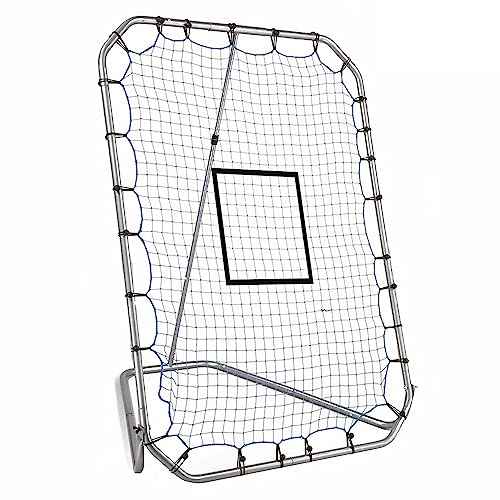 Franklin Sports Baseball Rebounder Net - Baseball Pitchback Net + Throwing Trainer - All Angle Bounce Back Return - Multi-Position Fielding + Throwing Aid