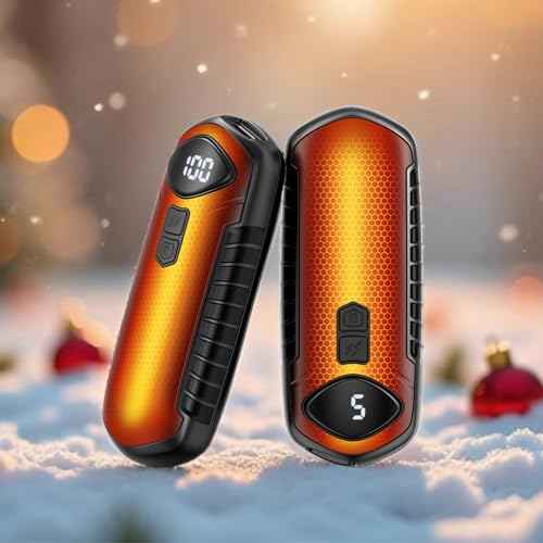Hand Warmers Rechargeable 2 Pack, Electric Hand Warmer, 2-Second to 131¡ÆF with 5 Heat Levels, USB-C Portable Pocket Heater Handwarmers, UL Certified for Camping, Hunting, Gifts for Women Men