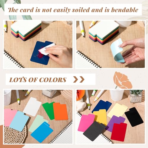 150 Card Dividers for Storage Box - 15 Colors, Rigid, Multi-Use Organizer