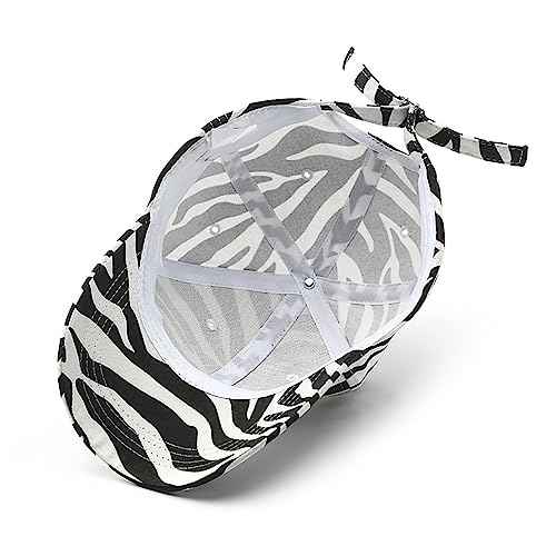 Striped Cap Unisex Baseball Cap Casual Sun Hat