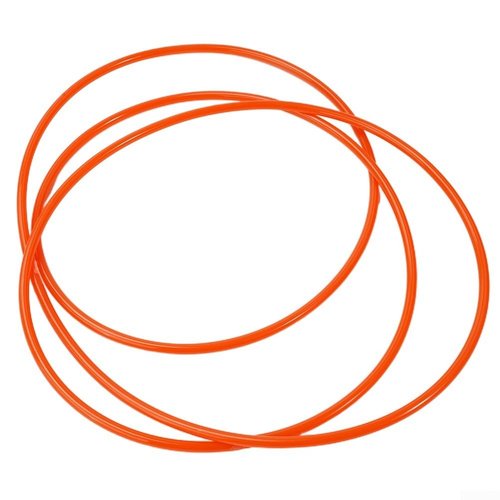 Bike Roller Drive Replacement Belt, 5Mm Perimeter 185Cm Bike Drum Riding Platform Transmission Belt, Extended Roller Platform Transmission Rope(Red)