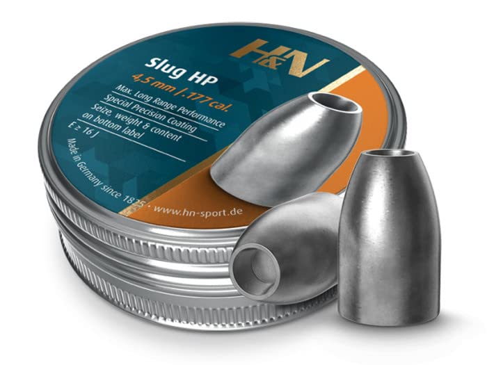 H&N Sport SLUG HP .1775 Pellets - 16 Grain, Multi Variation