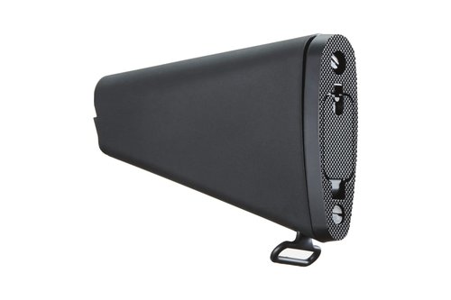 Lancer Tactical Stubby Fixed Stock for Airsoft M4/M16 Series Airsoft AEG (Color: Black)
