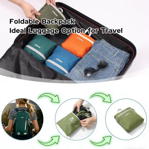Water-Resistant 15L Hiking Daypack Lightweight Travel Backpack