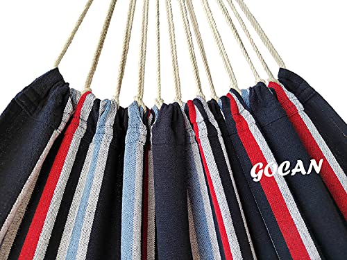 GOCAN 2 Person Outdoor Hammock - Extra Large 220x150cm with Variations (Red, Blue, White, XX-Large)