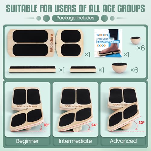 Ankle Strengthener Balance Board for Injury Rehab & Fitness