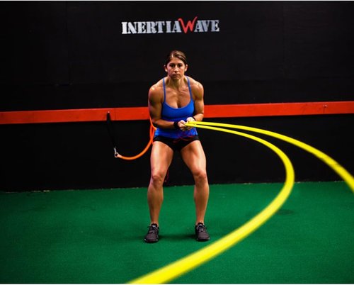 Inertia Wave Strong Dynamic Rubber Battle Ropes Alternative for Home and Gym | Maximize Calorie Burn | Revolutionary Fitness Equipment for Abs and Full Body Workout
